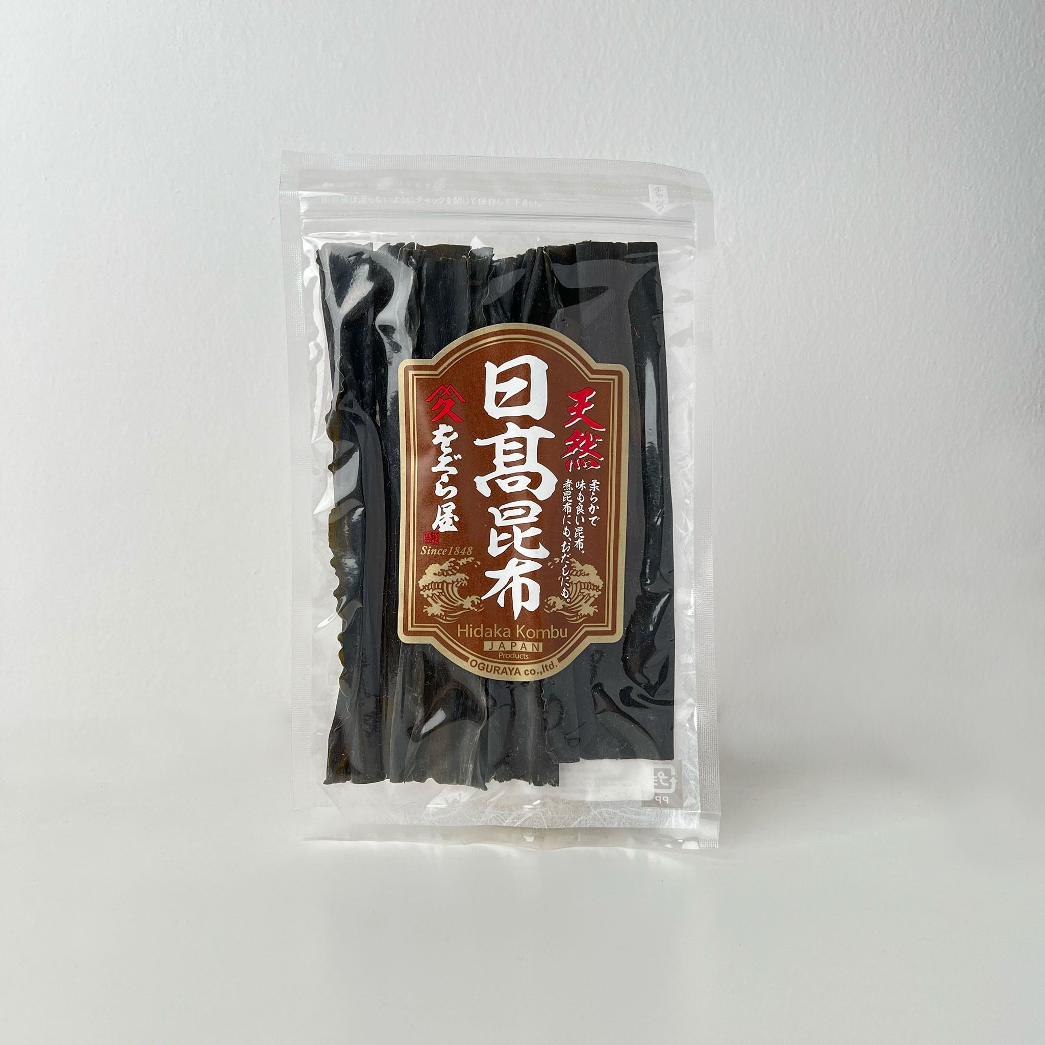 Alghe Kombu Naturale Giapponese (Hidaka Kombu)- Oguraya (35g)