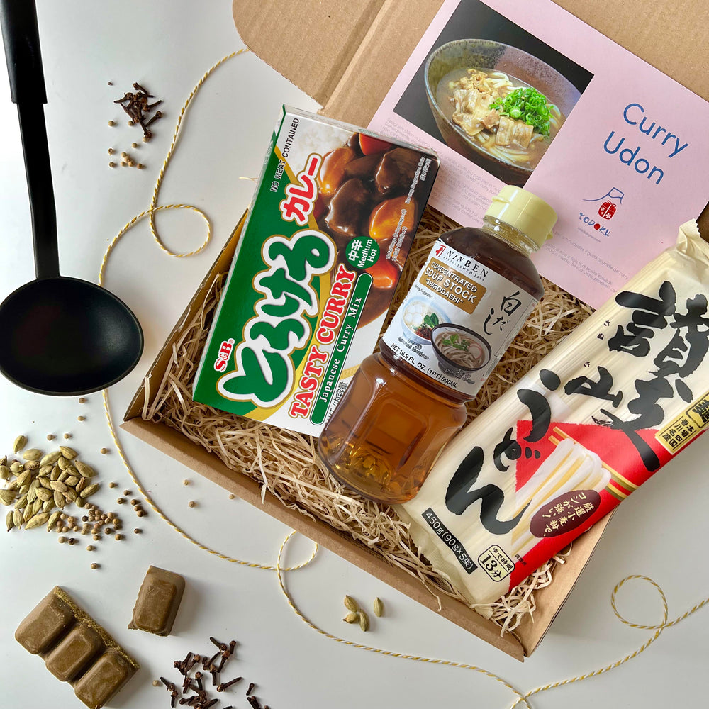 Kit Per Curry Udon Con Ricetta con Shiro dashi