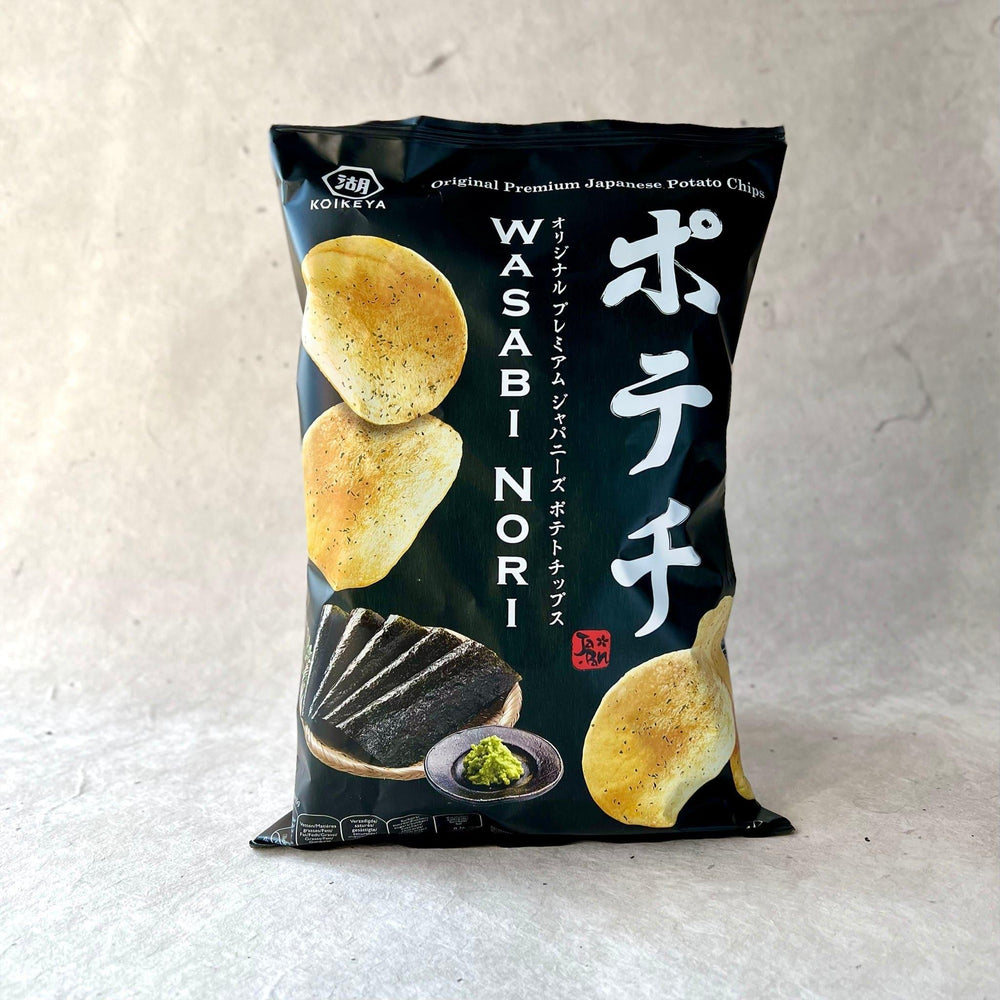 
                  
                    Patatine Gusto Wasabi e Alghe Nori - Koikeya (100 g) | Todoku Japan
                  
                
