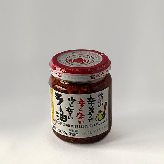 Olio Di Sesamo Al Peperoncino Con Aglio E Cipolle Fritte Taberu La Yu - Momoya (110 g)