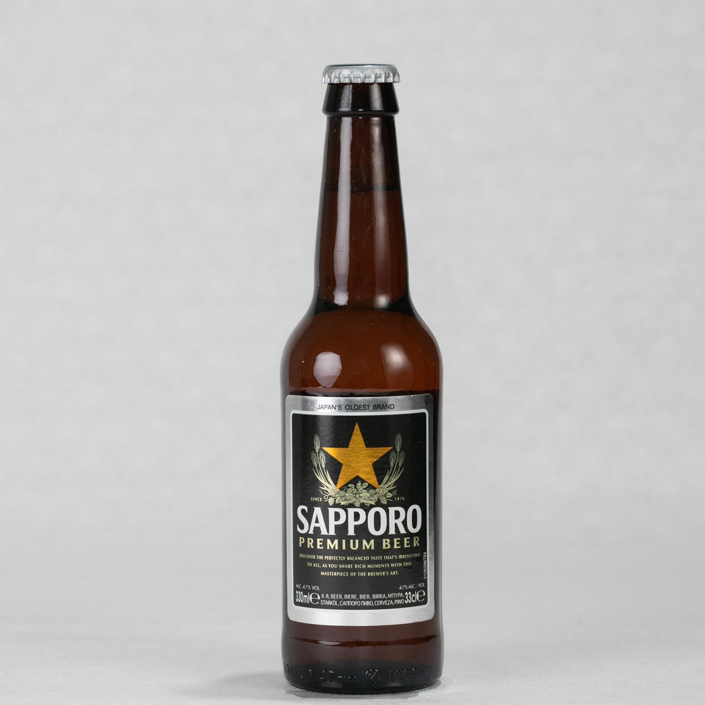 Birra Pale Lager Sapporo Premium in Bottiglia - Sapporo (330ml) | Todoku Japan