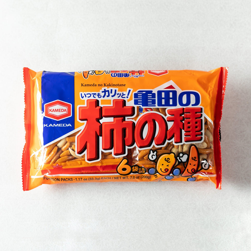 Crackers di Riso Senbei Speziati con Arachidi (Kaki No Tane) - Kameda Seika (200g-6pz) | Todoku Japan