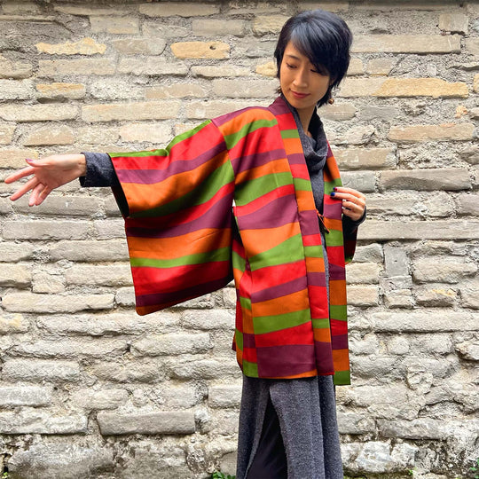 Haori D’Epoca In Seta Giacca Per Kimono - Todoku Japan